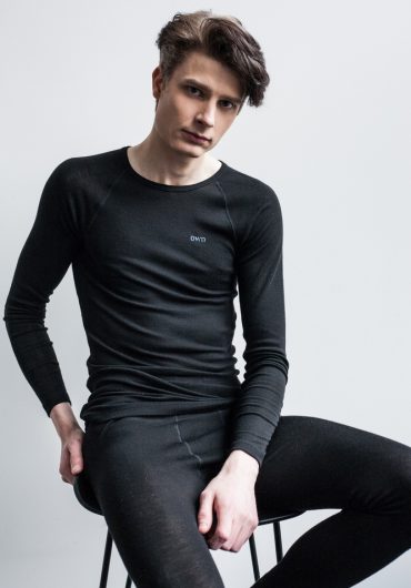 Men merino wool underwear shirt SKIN TOP M