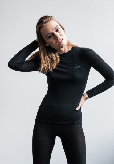 Female woolen underwear shirt SKIN TOP W