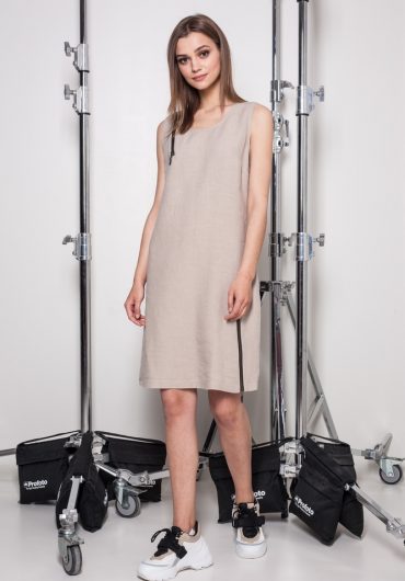 Dress LINEN ZIP