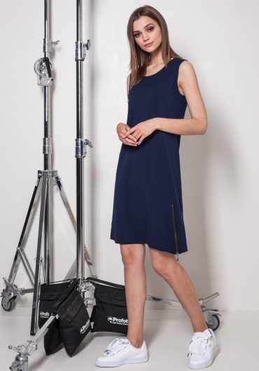 Dress BLUE ZIP