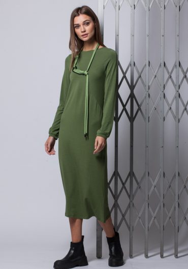 Dress UNSIN green colour