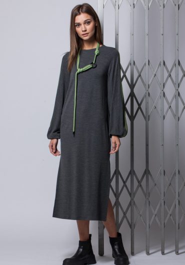 Dress KORTS grey colour