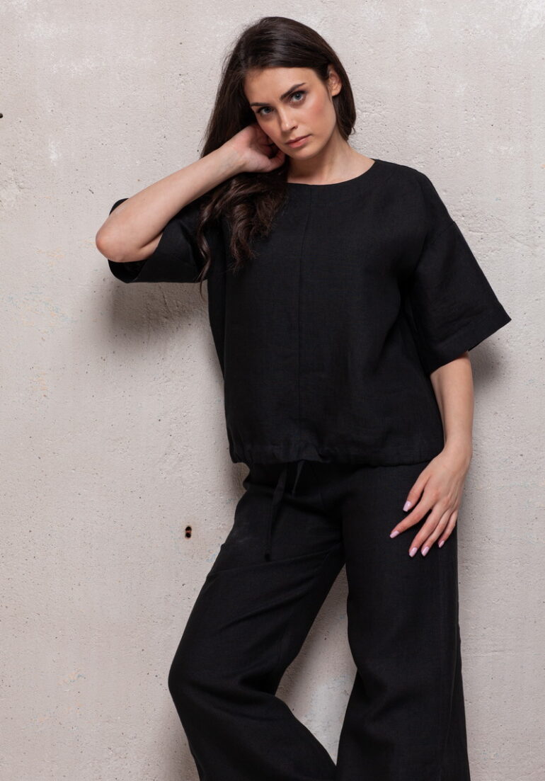 Palaidinė LINEN TOP CORT