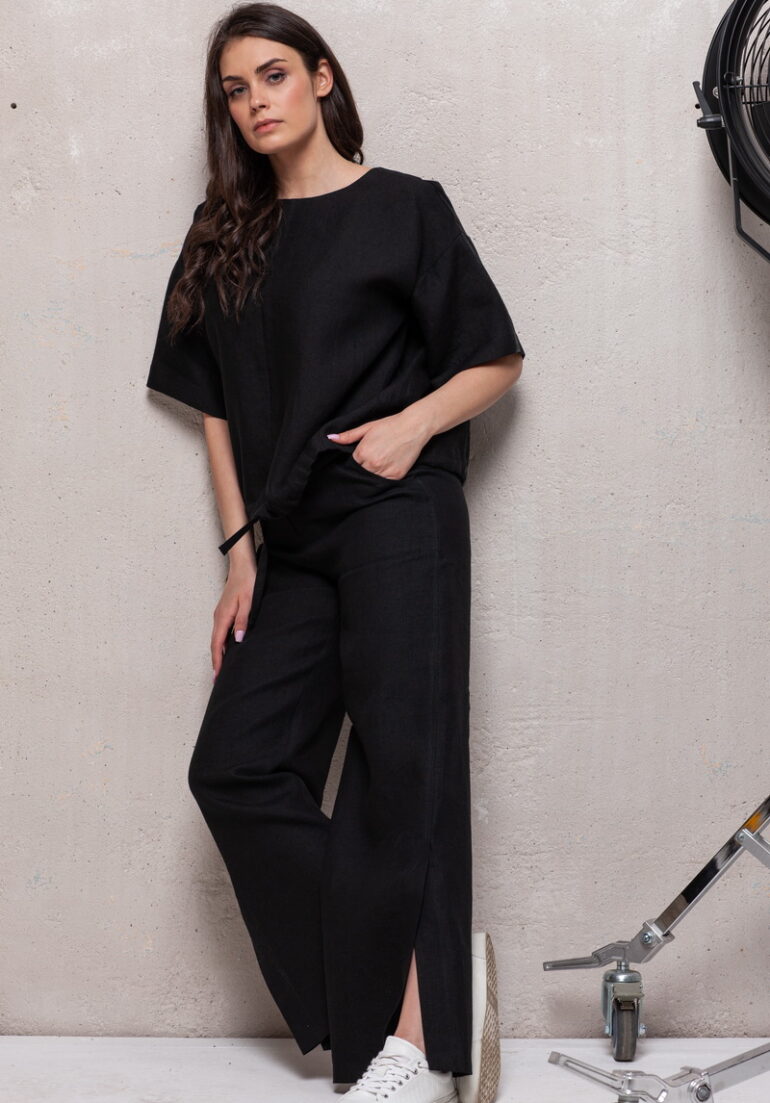 Trousers LINEN SLASH 2 - Image 2