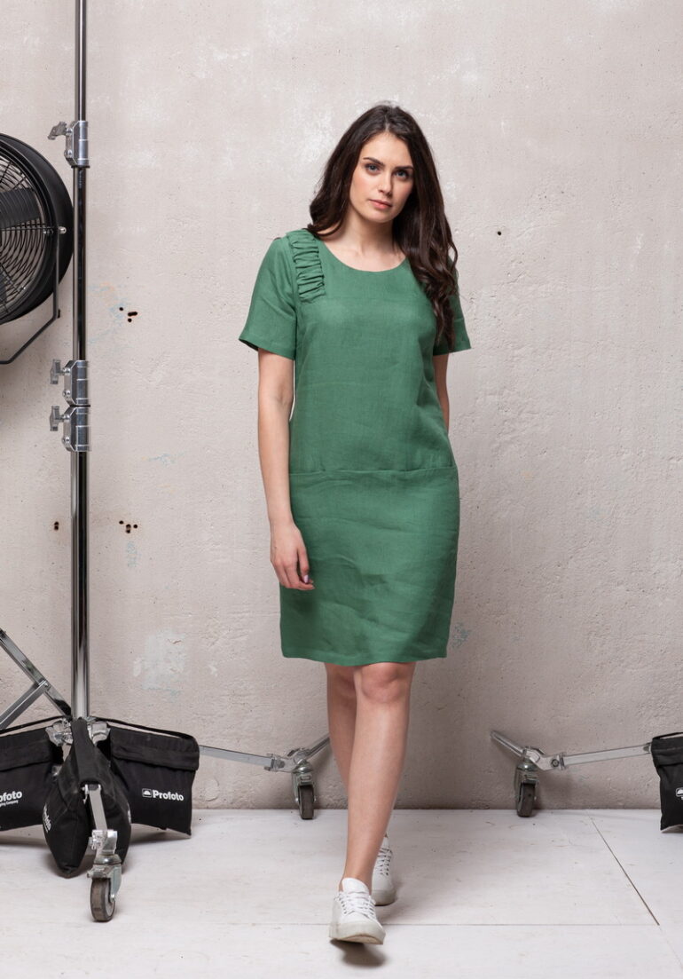 Suknelė LINEN WRINKLE - Image 3