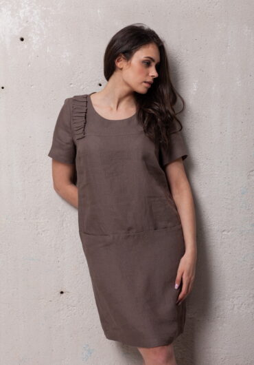 Dress LINEN WRINKLE