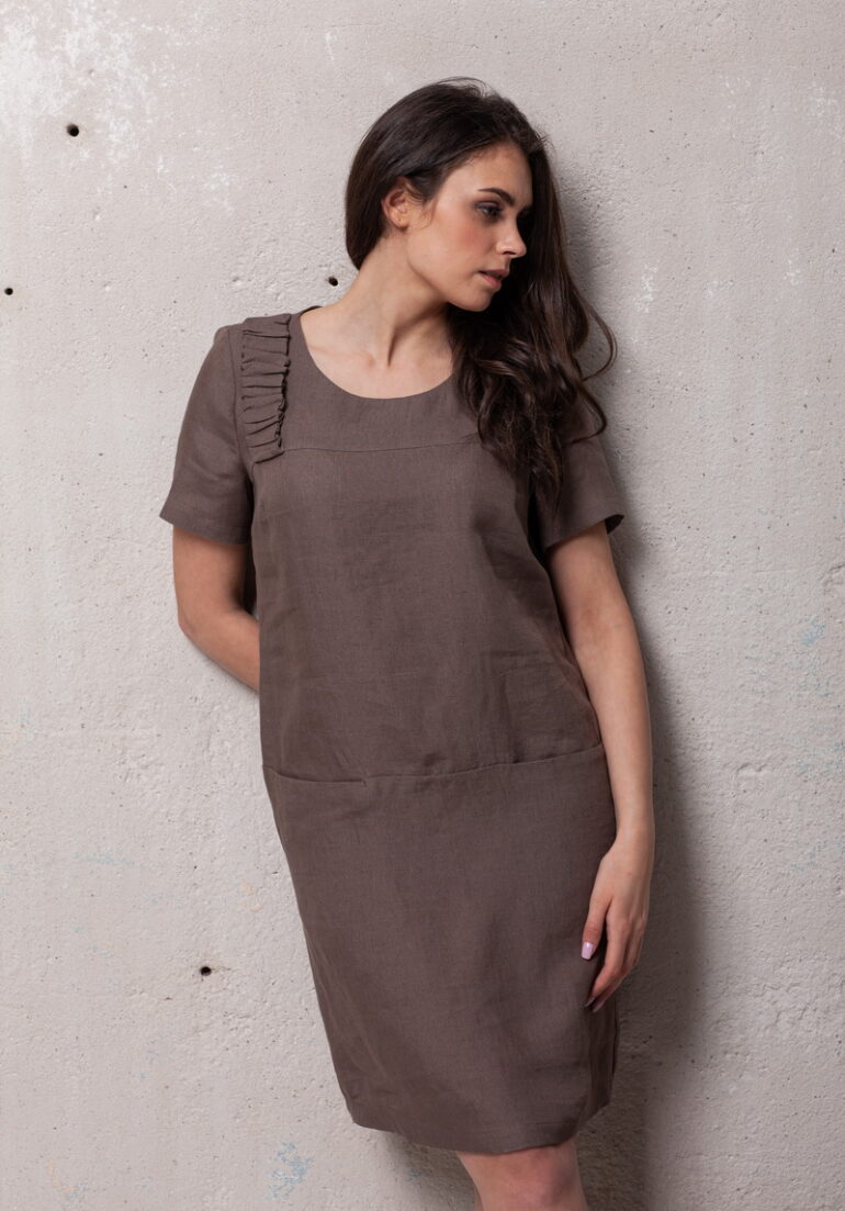 Suknelė LINEN WRINKLE
