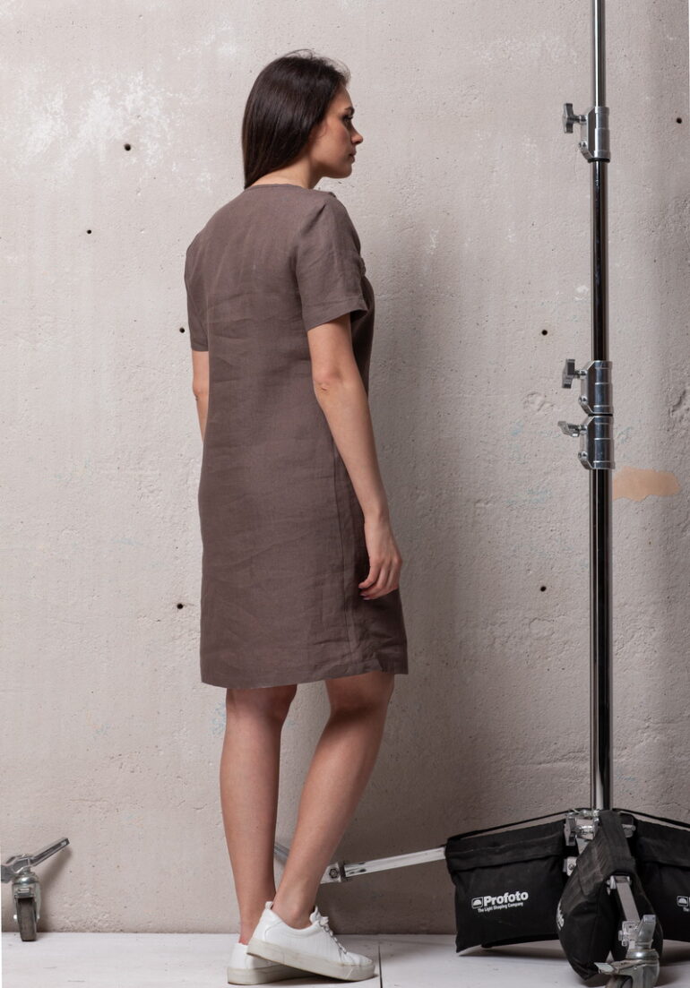 Suknelė LINEN WRINKLE - Image 6