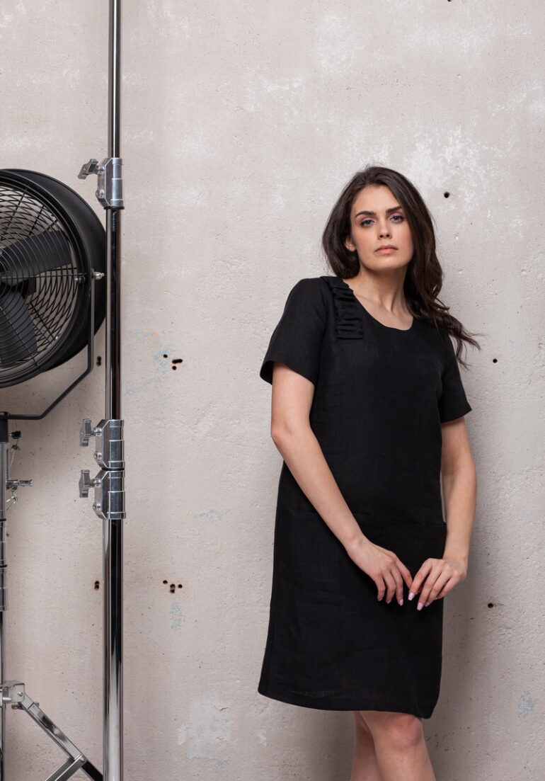 Suknelė LINEN WRINKLE - Image 5