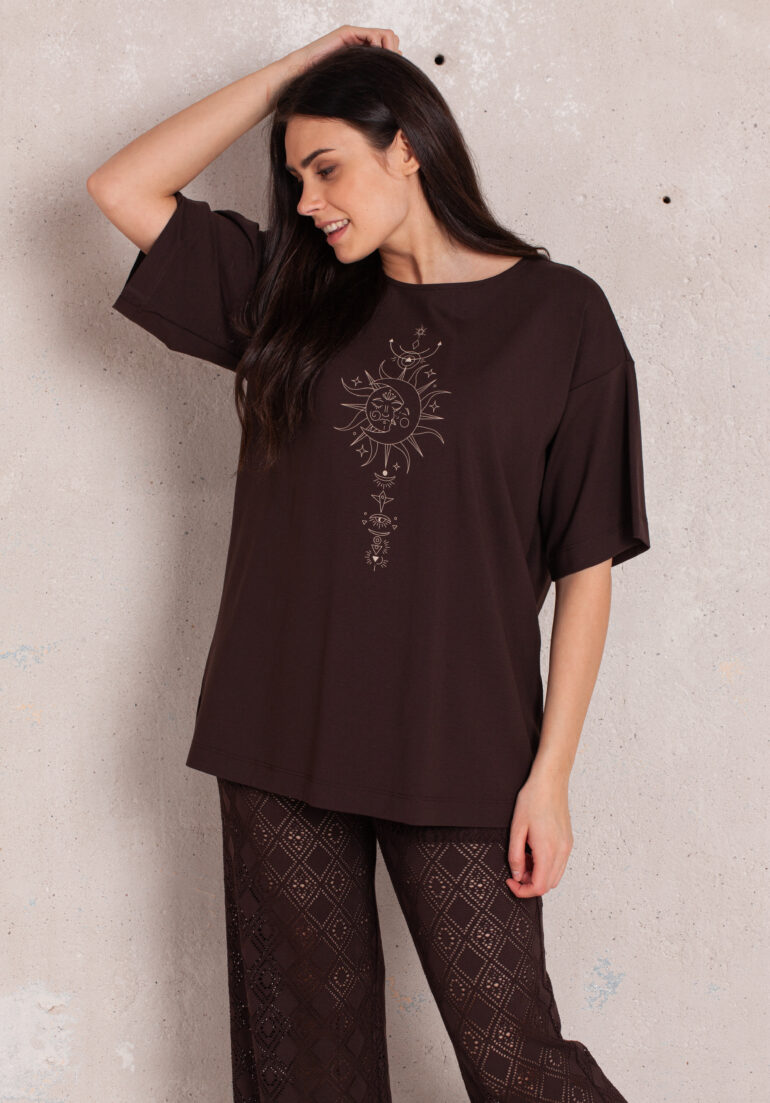 T-SHIRT BROWN