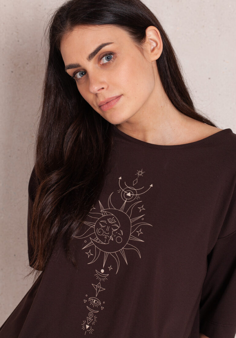 T-SHIRT BROWN - Image 2