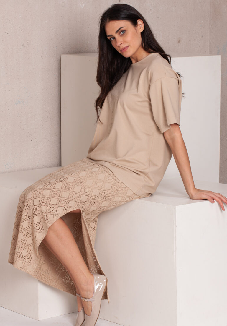 Palaidinė T-SHIRT SAND - Image 3